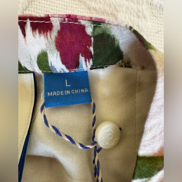 NWT Farm Rio @loverlygrey Short Sleeved Mini Dress Size L - Picture 10 of 16